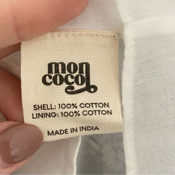 Mon Coco Blue & White Preppy Beach Coastal Mini Dress Size Small Gently Used - Picture 5 of 6